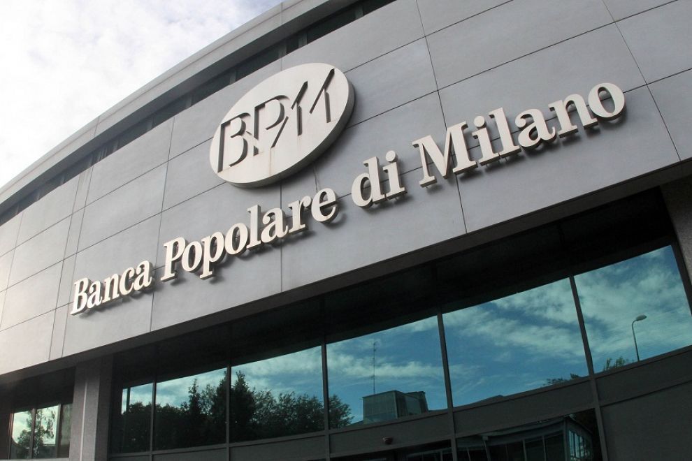 Una de les oficines de la Banca Popolare di Milano