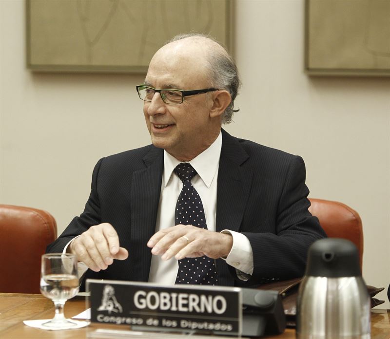 El ministre en funcions d'Hisenda, Cristobal Montoro El ministre en funcions d'Hisenda, Cristobal Montoro