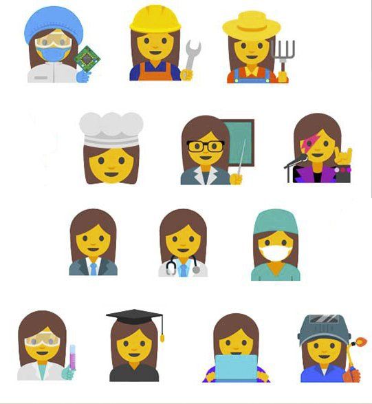 Las mujeres trabajadoras quieren aparecer entre los emoji Las mujeres trabajadoras quieren aparecer entre los emoji