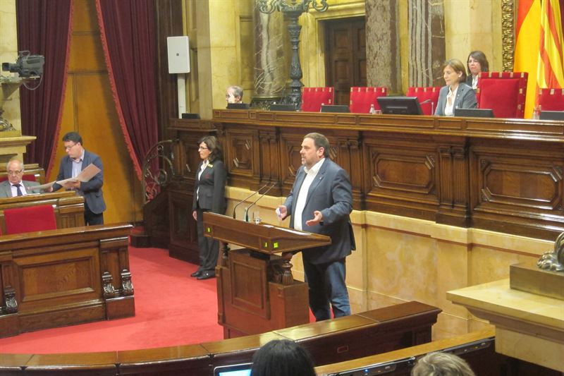 El vicepresident i conseller d'Economia, Oriol Junqueras