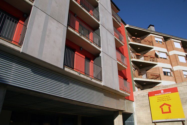 Nous habitatges en construcció