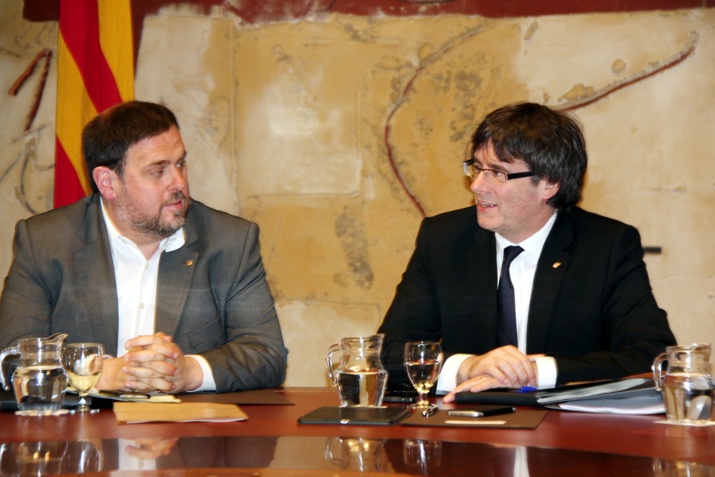 El vicepresident i conseller d'Economia, Oriol Junqueras