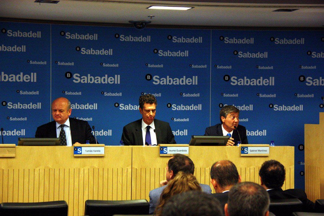 L'equip directiu del Banc Sabadell