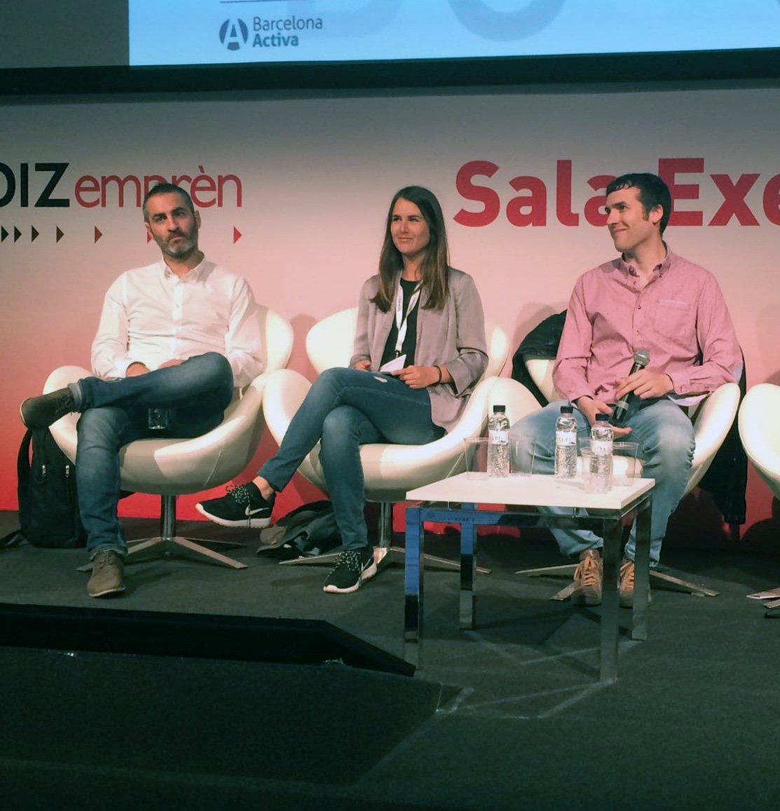 Franesc Font (Nubelo), Karen Prats (PopPlaces) y Francesc Massana (Agricolum), algunos de los emprendedores que comparten su experiencia al Bizbarcelona