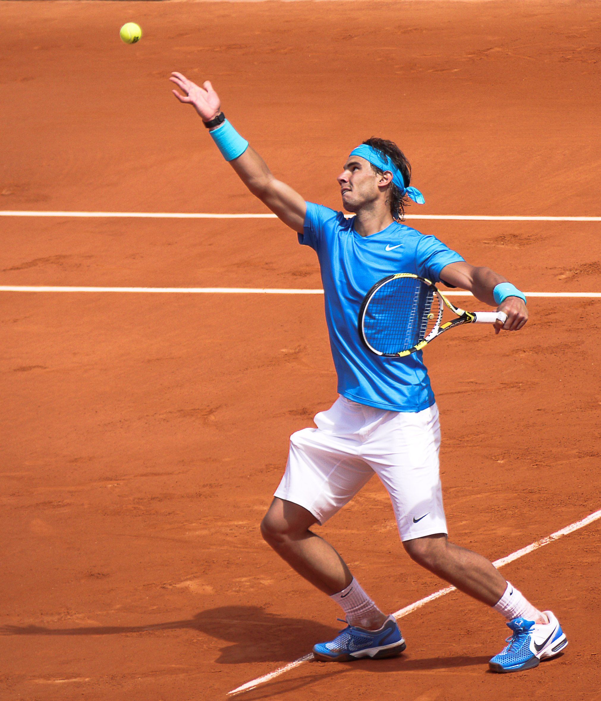 The public image of tenis player Rafael Nadal has a large following donde social networks The public image of tenis player Rafael Nadal has a large following donde social networks