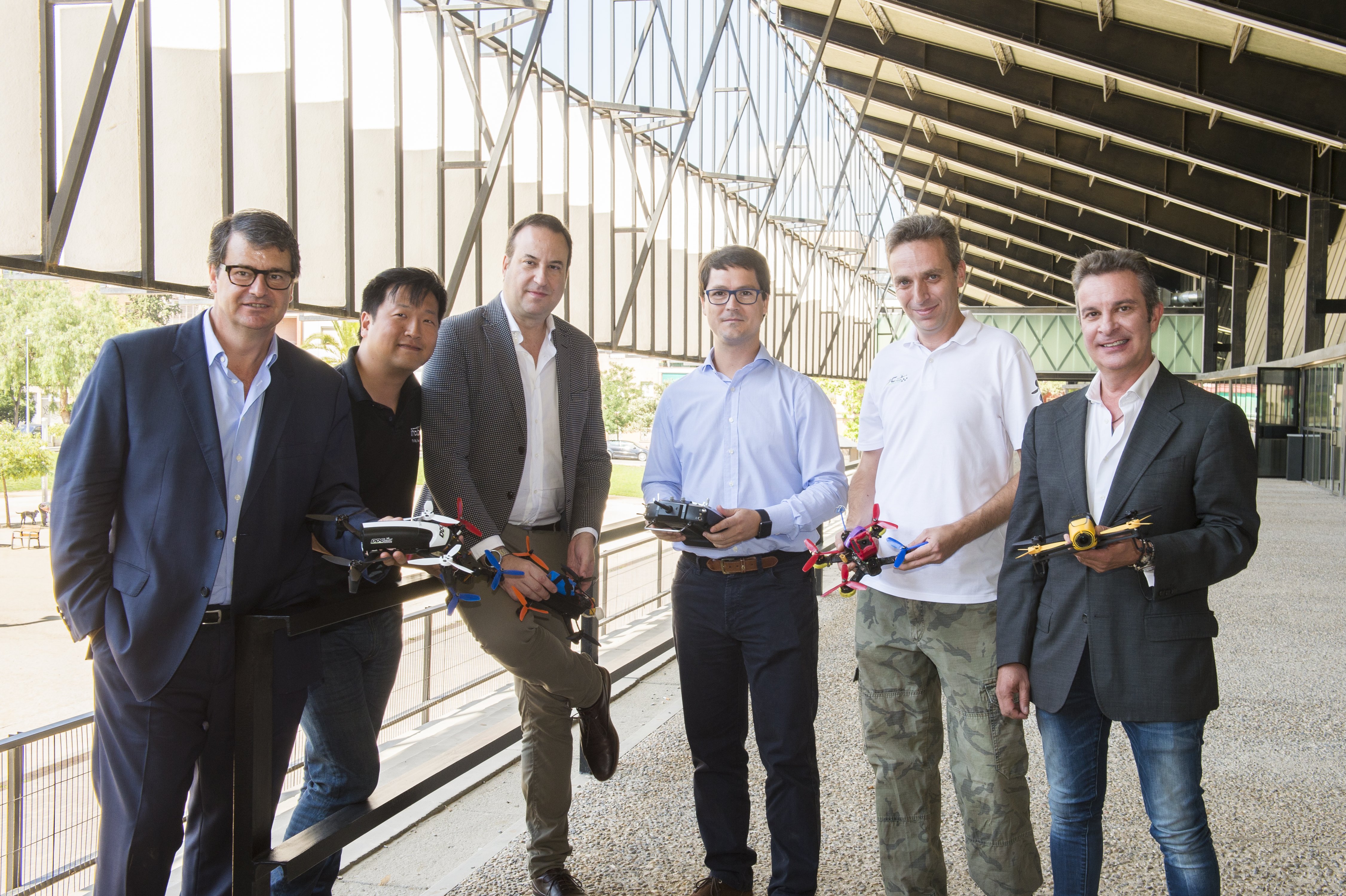 Presentació de l'espai per impulsar els drones Presentació de l'espai per impulsar els drones