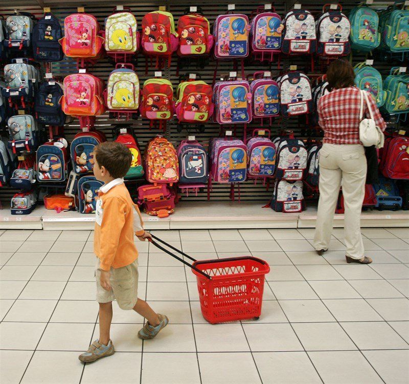 La tornada a l'escola representa una gran despesa per les famílies