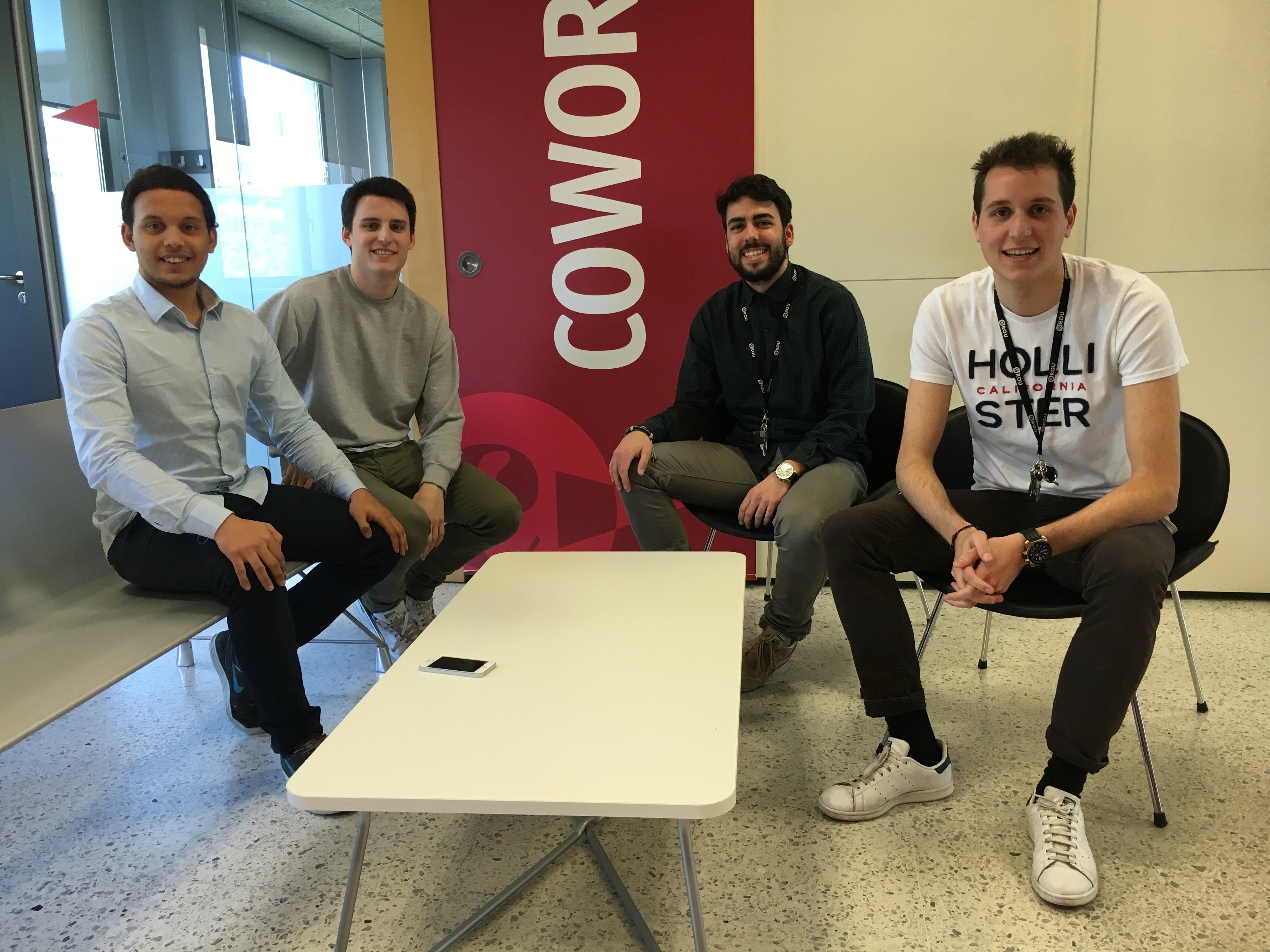 El equipo de la aplicación sabadellenca Grou App