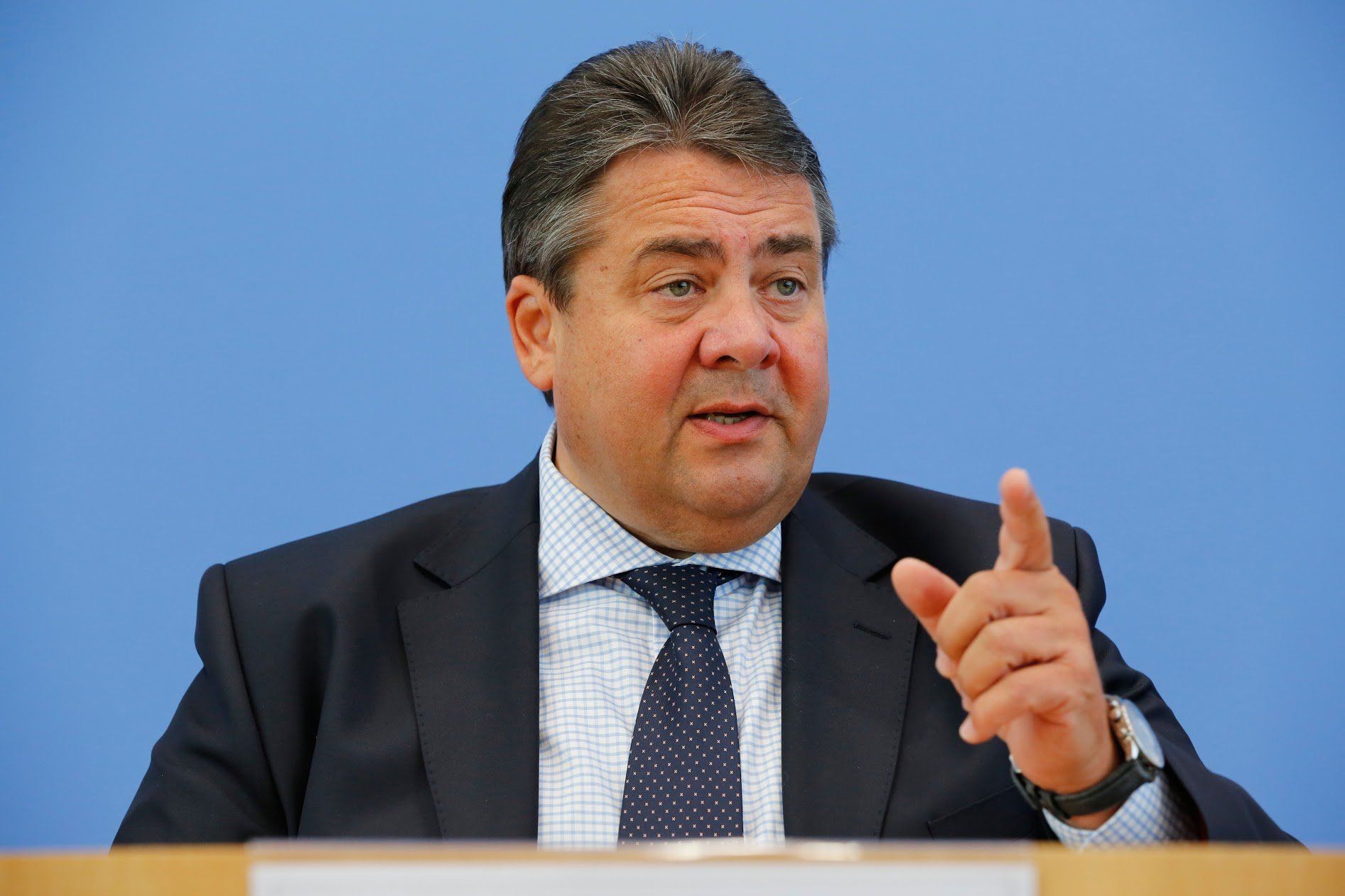 El Ministre alemany d'Economia, Sigmar Gabriel El Ministre alemany d'Economia, Sigmar Gabriel