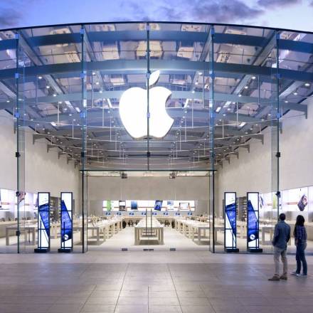 The Apple store in Santa Monica The Apple store in Santa Monica
