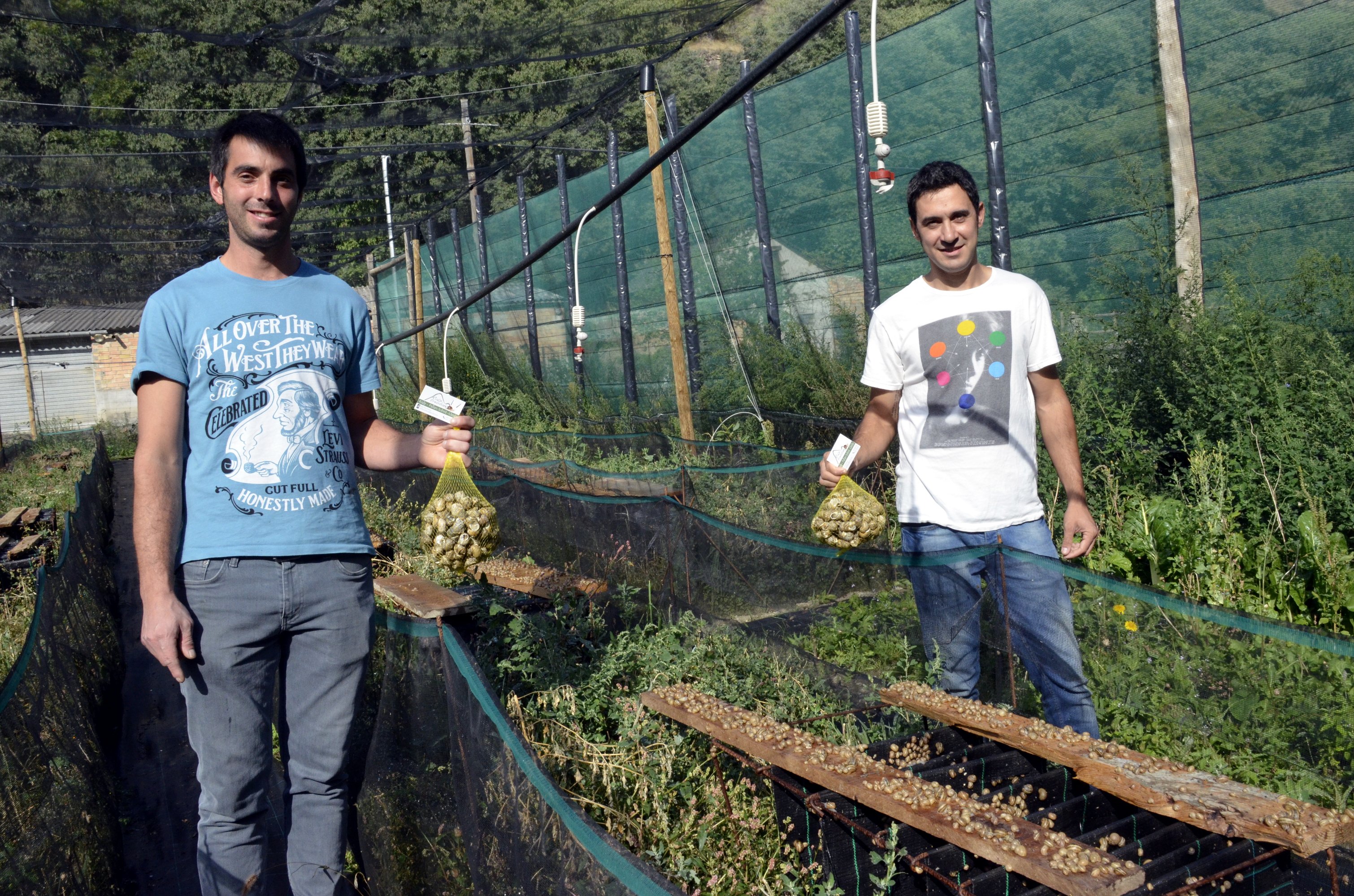 Els dos joves emprenedors de Rialp Treu Banya, Joni Barroso i Eduard Marsan
