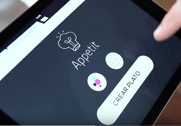 El app permite hacer buscas en función de los alimentos y sus colores, por ejemplo El app permite hacer buscas en función de los alimentos y sus colores, por ejemplo