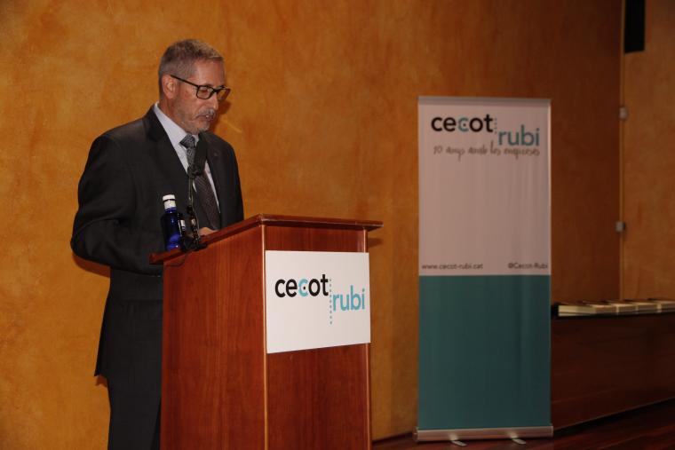 El president de Cecot Rubí, Manuel Jiménez 