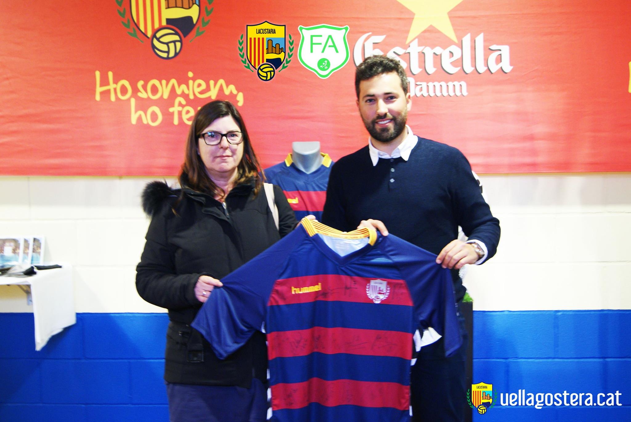 La presidenta de la UE Llagostera, Isabel Tarragó