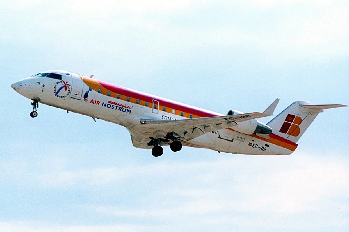 Un avió de la companyia Air Nostrum que ara connectarà València i Barcelona