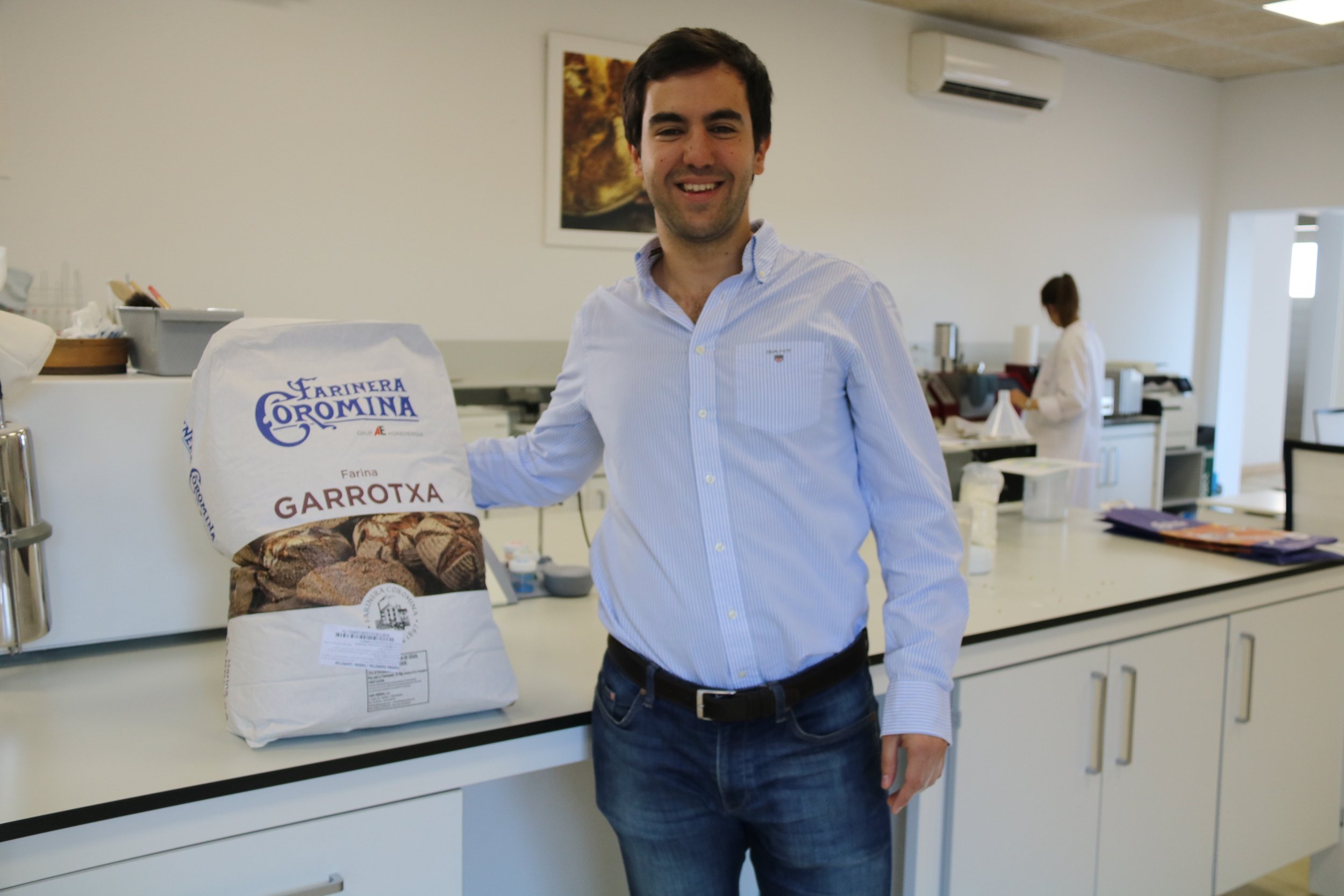 El gerent de la Farinera Coromina de Banyoles, Lluís Coromina