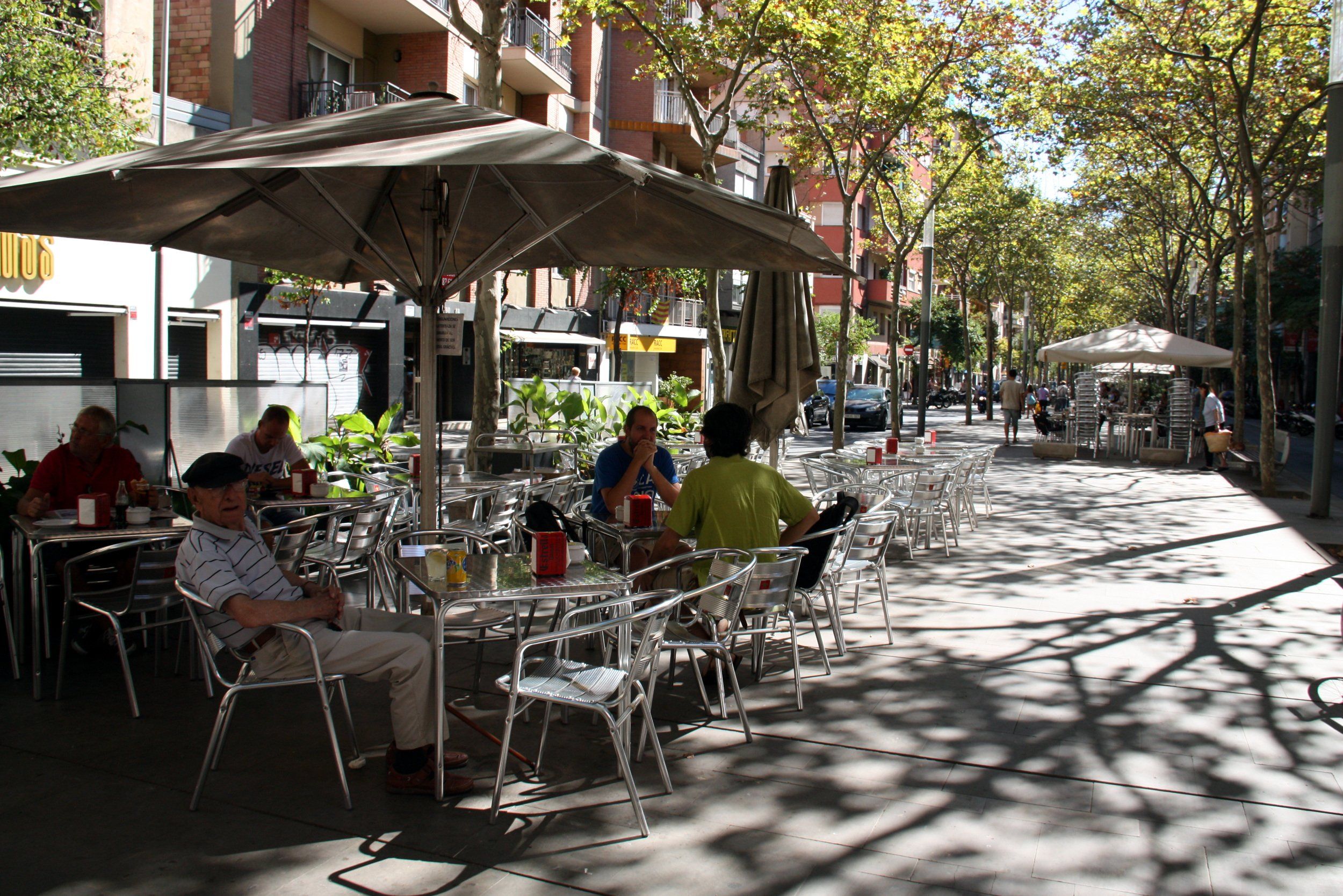 Les terrasses de Barcelona, a debat