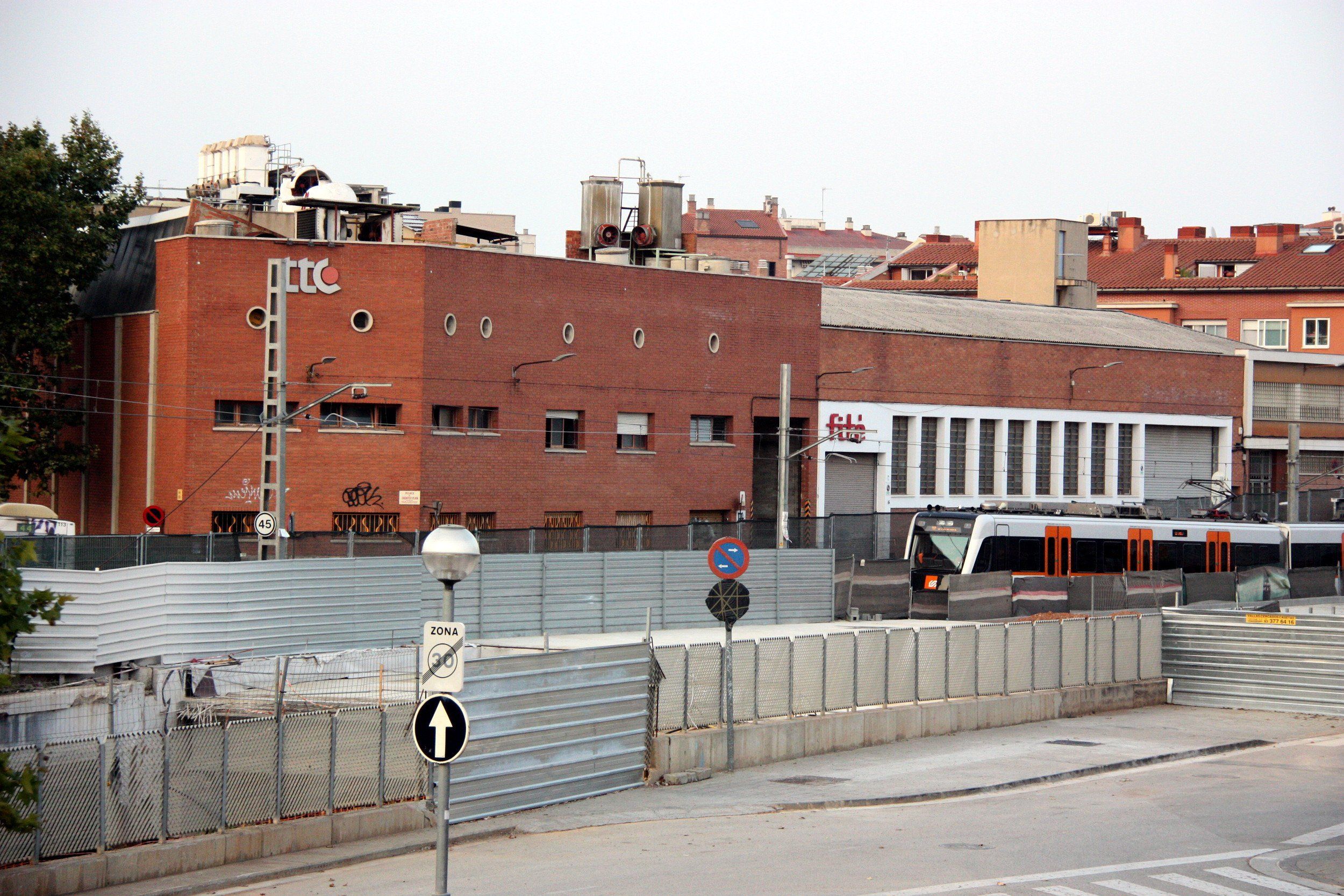 Les vies de FGC per on passa un tren, a Sabadell
