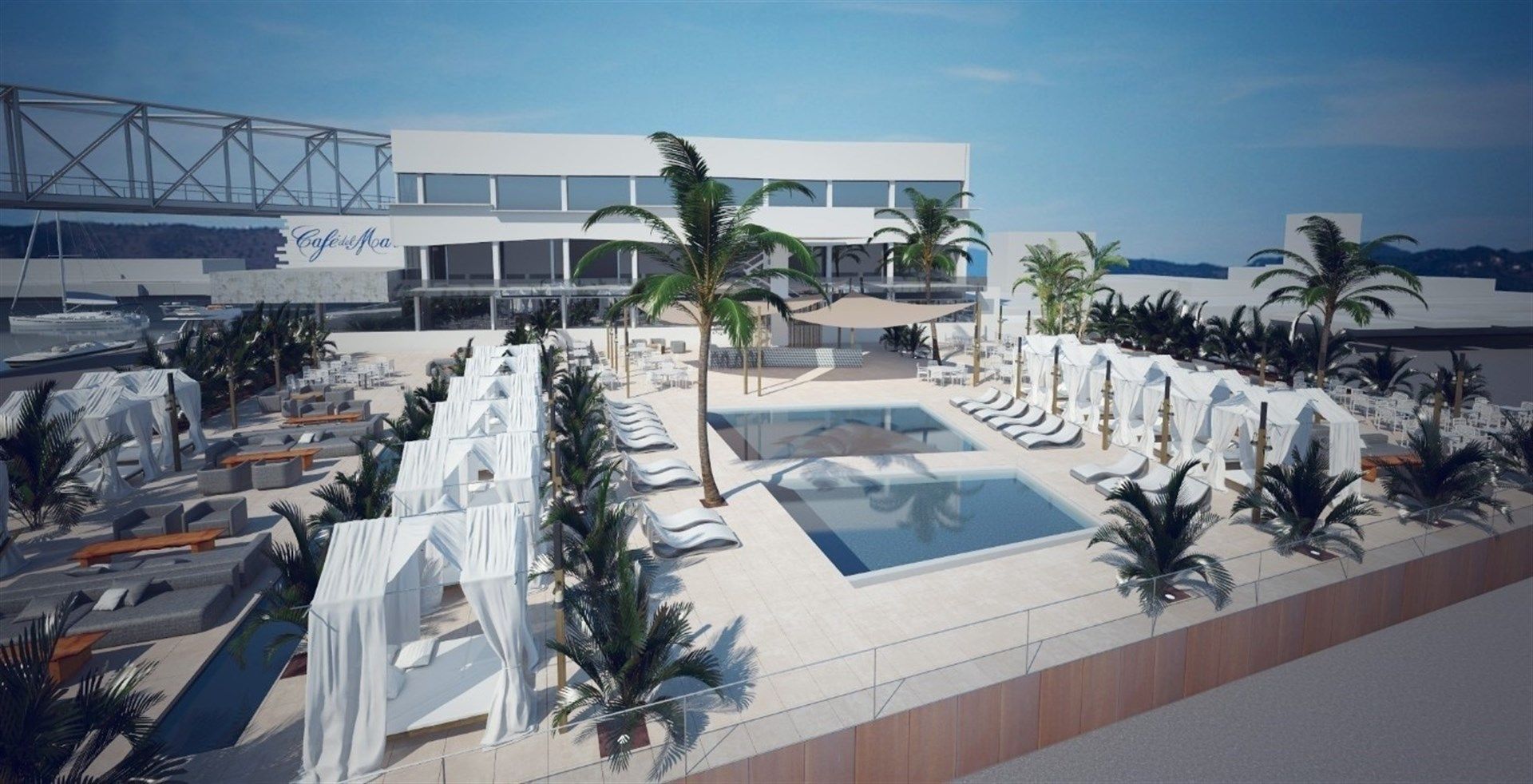 El nou establiment del Café del Mar a Barcelona El nou establiment del Café del Mar a Barcelona