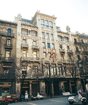 La seu d'Economia a la Rambla de Barcelona La seu d'Economia a la Rambla de Barcelona