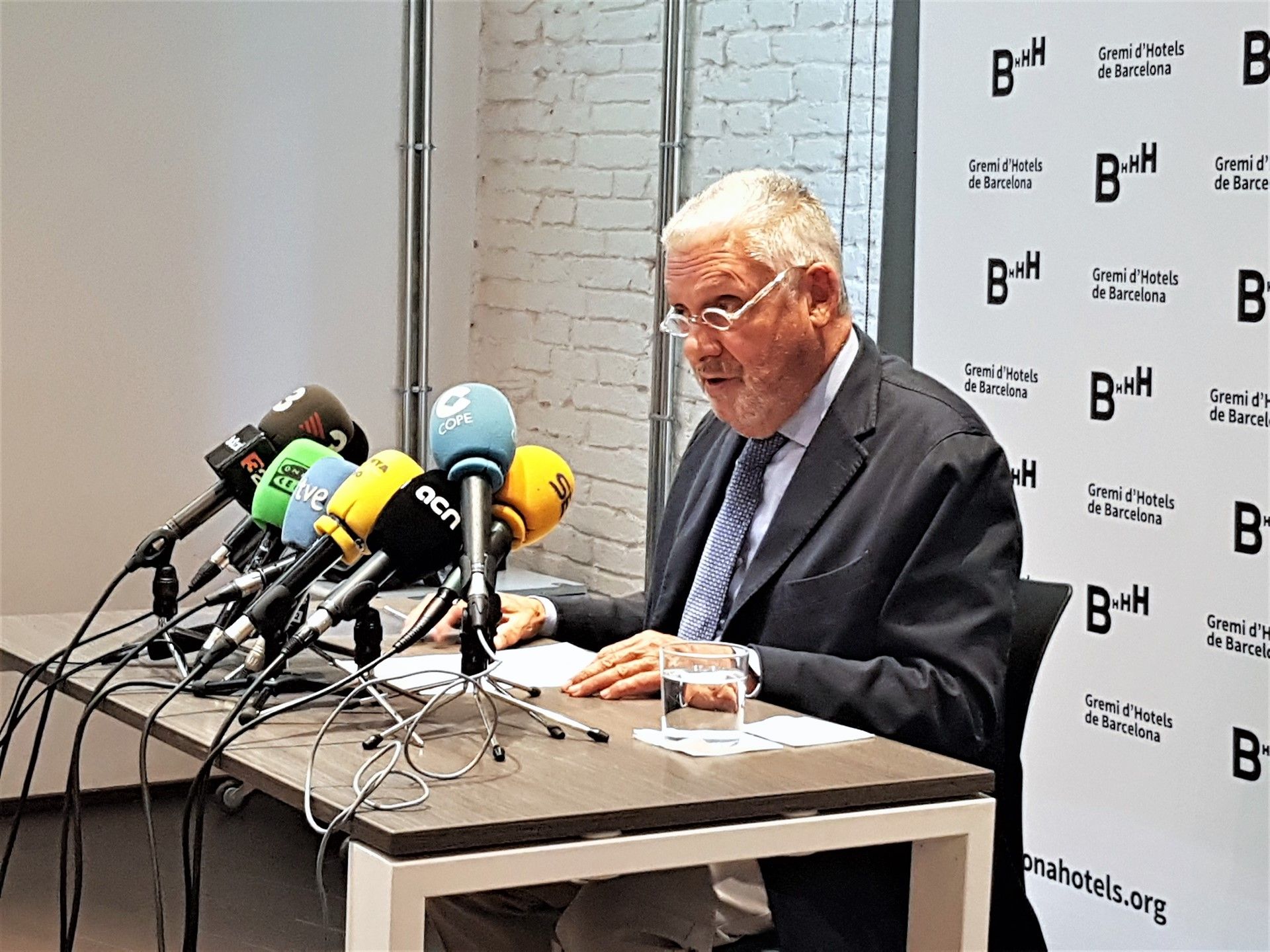 El president del Gremi d'Hotels de Barcelona, Jordi Clos
