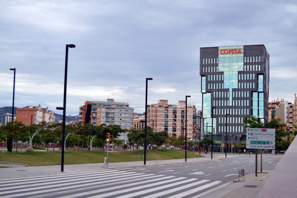 L'edifici central de Copisa a la Plaça d'Europa L'edifici central de Copisa a la Plaça d'Europa