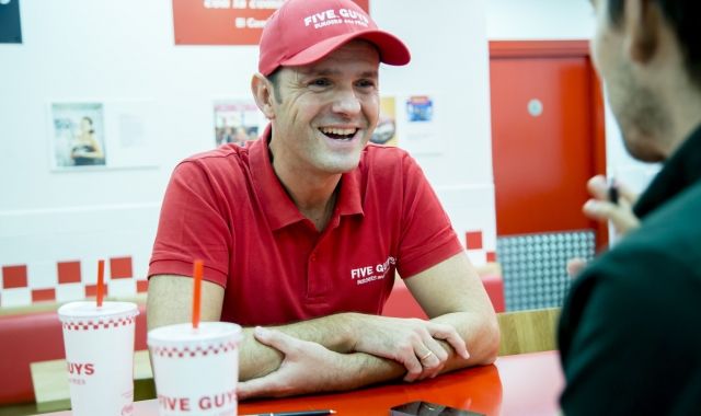 Daniel Agromayor és el CEO de Five Guys a Espanya i Portugal | Àngel Bravo