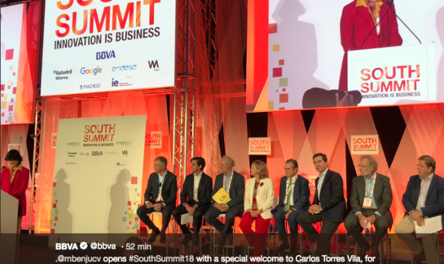 María Benjumea en la inauguració del South Summit 2018 | @bbva 