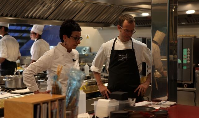 Carme Ruscalleda a la cuina del Sant Pau de Sant Pol de Mar