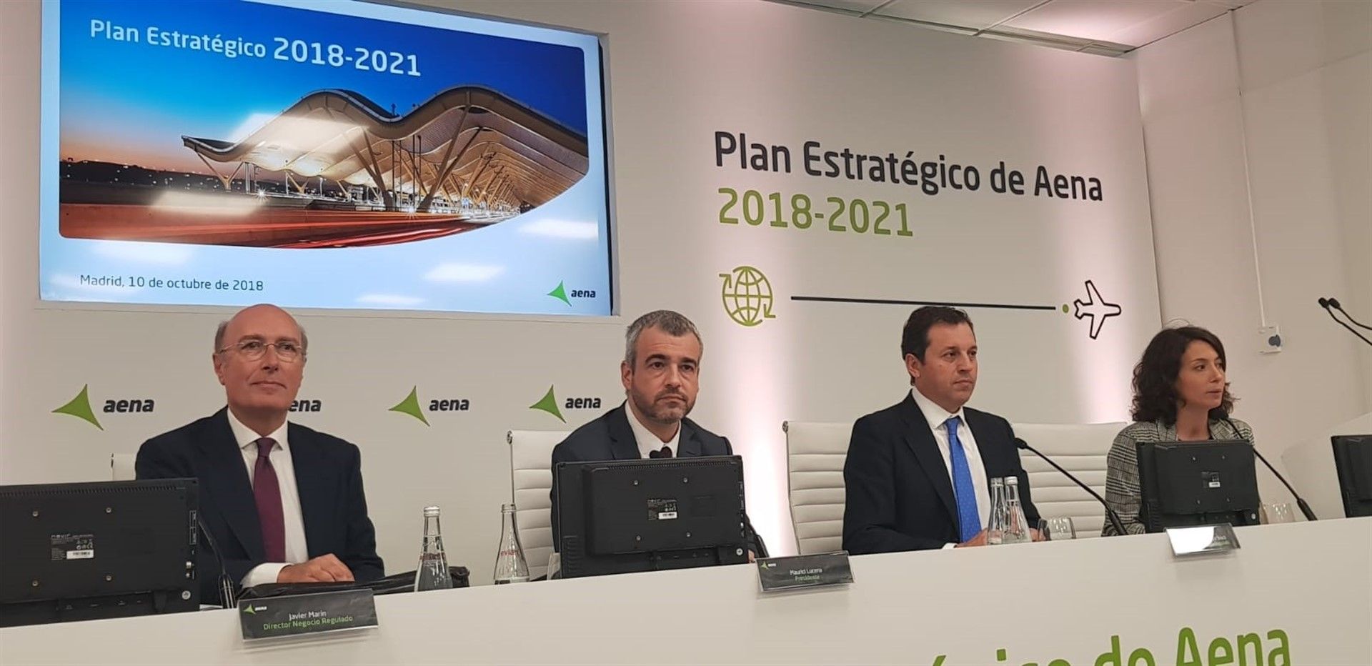 Maurici presideix la presentació del Pla Estratègic 2018 2021 d'Aena
