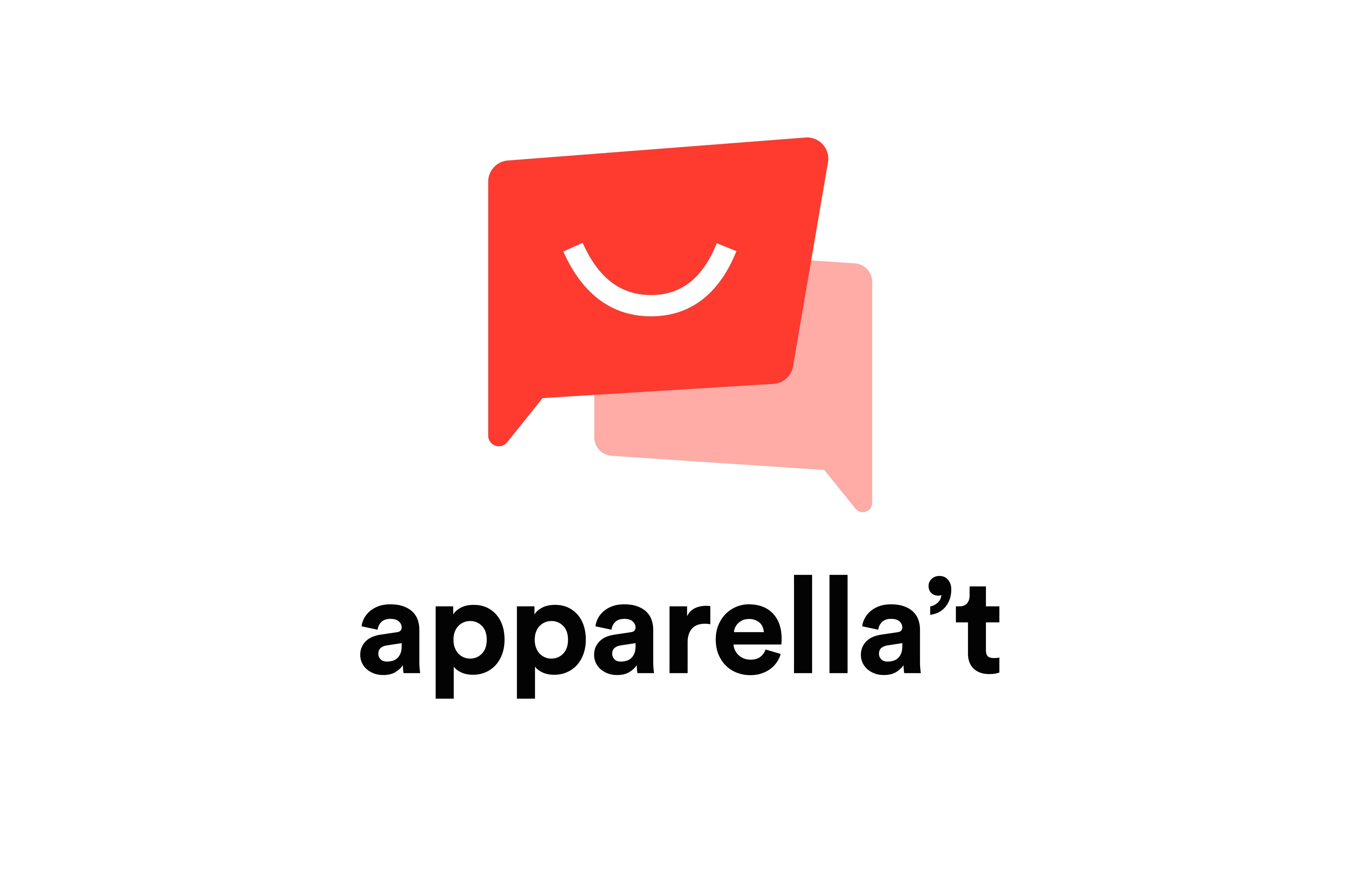 Logo de Apparella't el 'Tinder' del catalán Logo de Apparella't el 'Tinder' del catalán