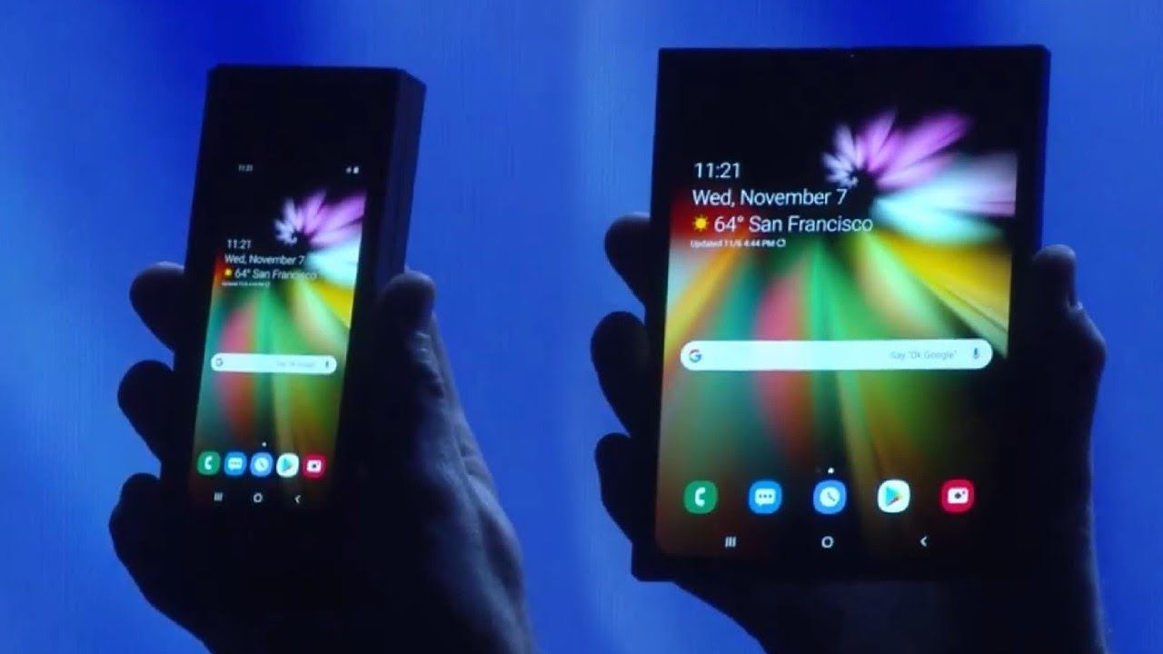 Samsung presenta el móvil plegable