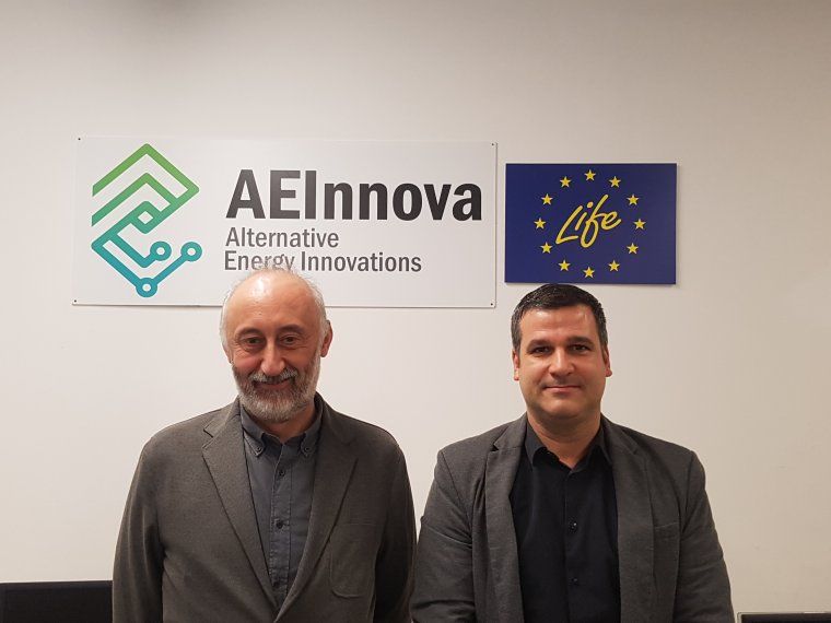 El president de AEInnova, Raul Aragonés, i el director general, Carles Ferrer El president de AEInnova, Raul Aragonés, i el director general, Carles Ferrer