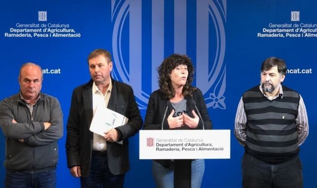 Jordà i representats de la Taula, aquest dimecres | Cedida 