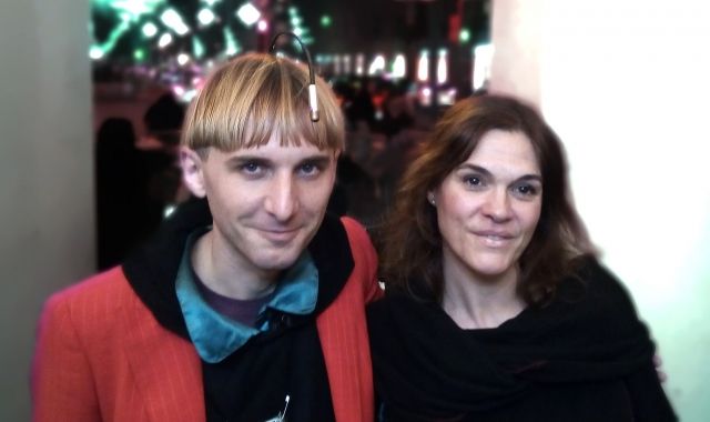 Neil Harbisson i Silvia Lladós