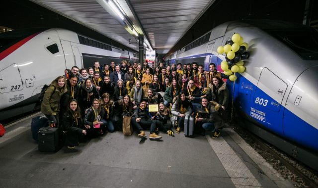 Arribada dels 'dreamers' de l'Imagine Express 2019 a París