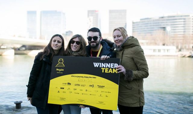 L'equip d'IVI amb la seva mentora