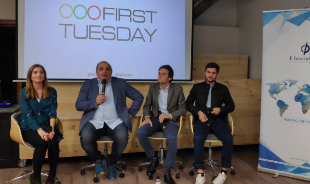 Imatge del darrer First Tuesday sobre com aconseguir inversors