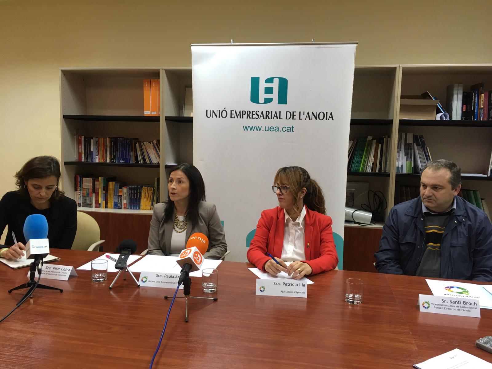 Presentació de l'informe 'Anoia ciruclar' | Cedida Presentació de l'informe 'Anoia ciruclar' | Cedida