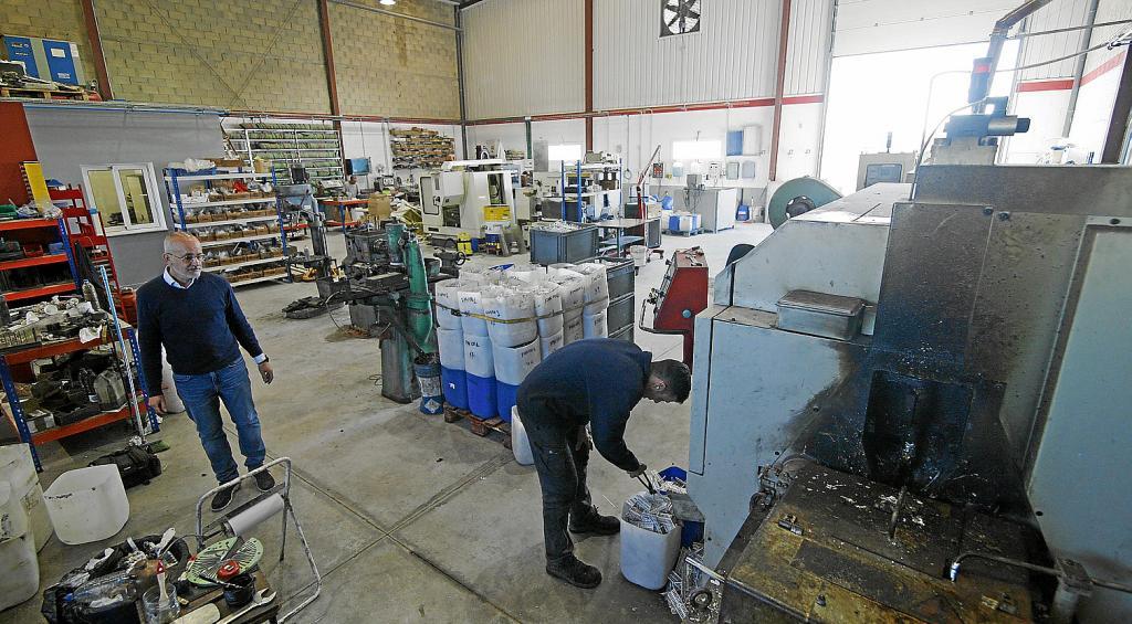 Imatge de l'interior de la nau industrial de Mebot | Cedida