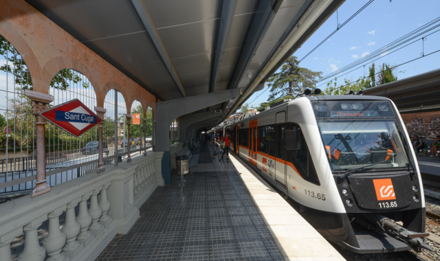 Estació de Sant Cugat del Vallès dels Ferrocarrils de la Generalitat |Locapres
