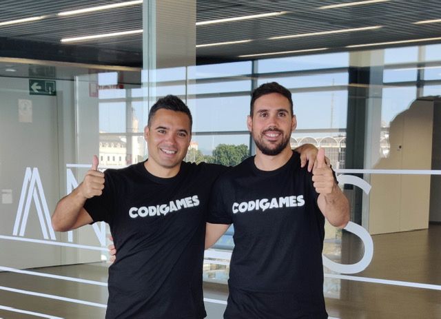 Los dos socios fundadoras de Codigames | Cedida Los dos socios fundadoras de Codigames | Cedida