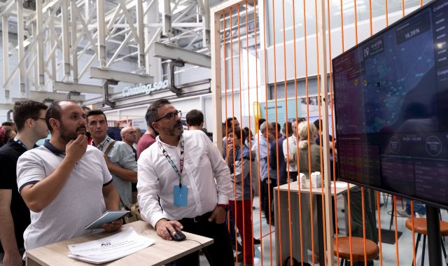 L'estand de Control Tower amb una visió en directa de la situació dels seus proveïdors | Cedida