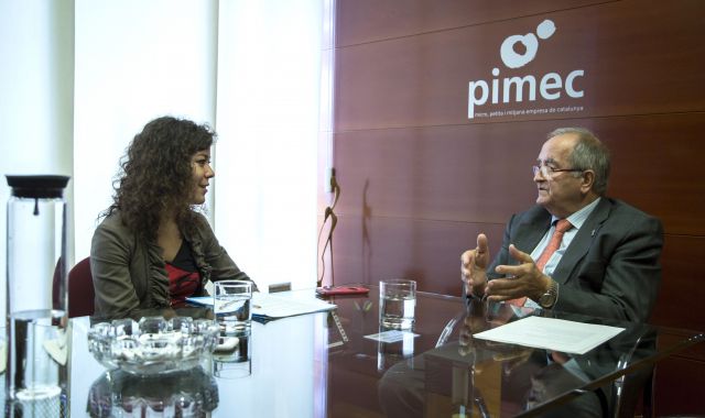 El president de Pimec, Josep González | Àngel Bravo