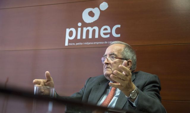 El president de Pimec, Josep González | Àngel Bravo