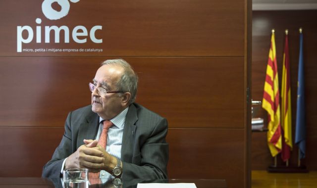 El president de Pimec, Josep González | Àngel Bravo