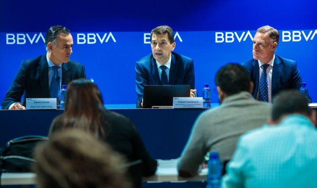 Roda de premsa del BBVA a València | Cedida 