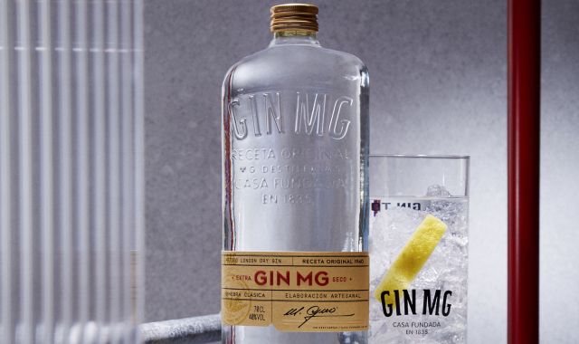 Una ampolla de Gin MG, en una imatge d'arxiu | Cedida
