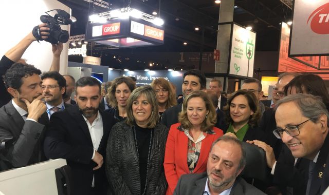 Els representants polítics a l'Smart City Expo