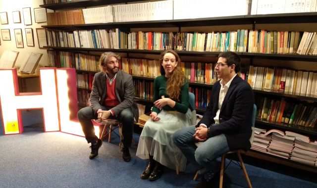 Oriol Vila, Carlota Pi i Ferran Nogué, fundadors d'Holaluz